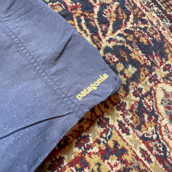 Patagonia Men's Board Shorts Blue Speckled Waist 32 Swim Surf Casual - Picture 3 of 6